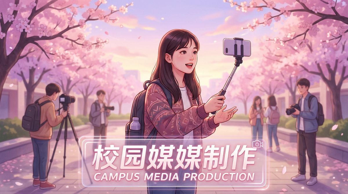 蜜桃传媒-校园vlog拍摄教程